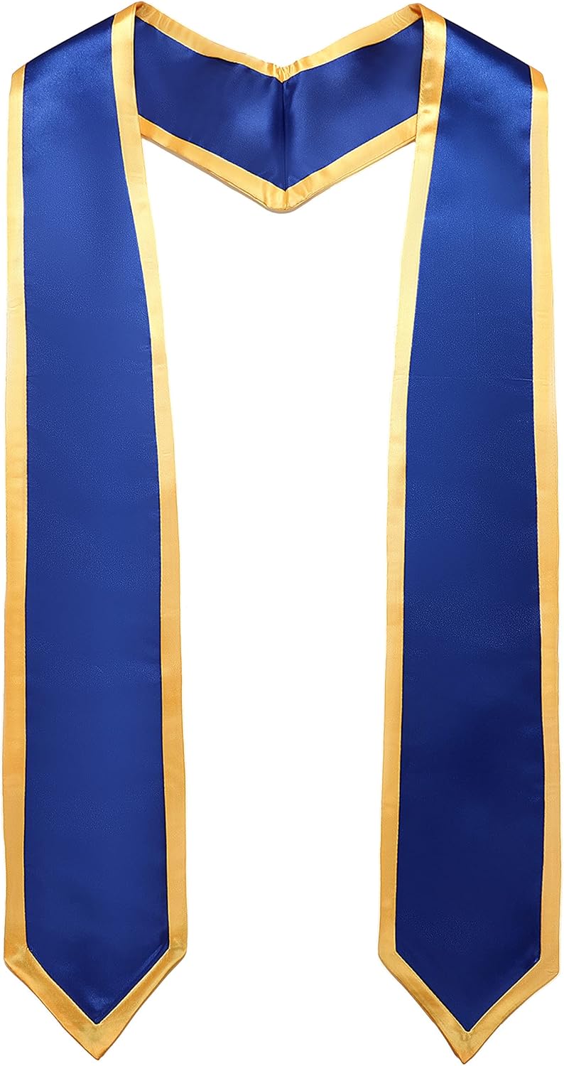 FtyFty Unisex Adult Graduation Honor Stole Classic End With Trim 72" Long - Image 3